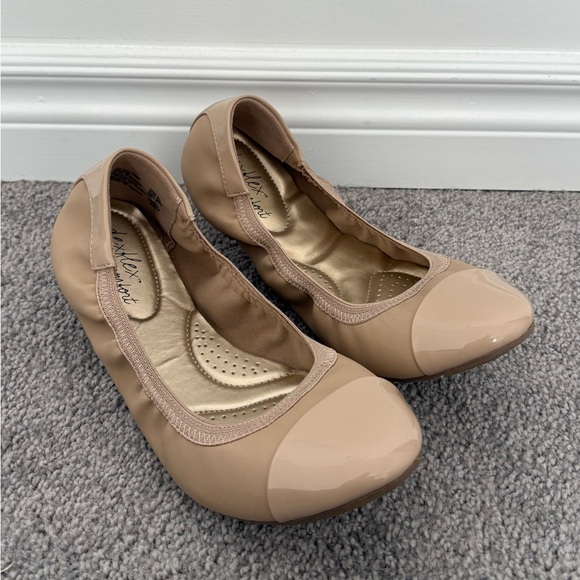 Payless Shoes - Deluxe Comfort Nude Ballet Flats 8.5